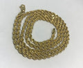 10 Karat Yellow Hollow Gold Rope Chain image 0