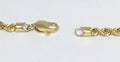 10 Karat Yellow Hollow Gold Rope Chain image 1