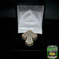 Bussdown Chrome Hearts Style 10k Gold Ring  image 3