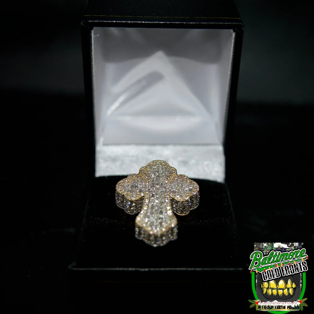Bussdown Chrome Hearts Style 10k Gold Ring  image 3