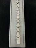 Fully Flooded Cross&Infinity Link Bracelet image 0