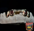 5 Gold Teeth: Front Bridge with Ruby incisors image 3