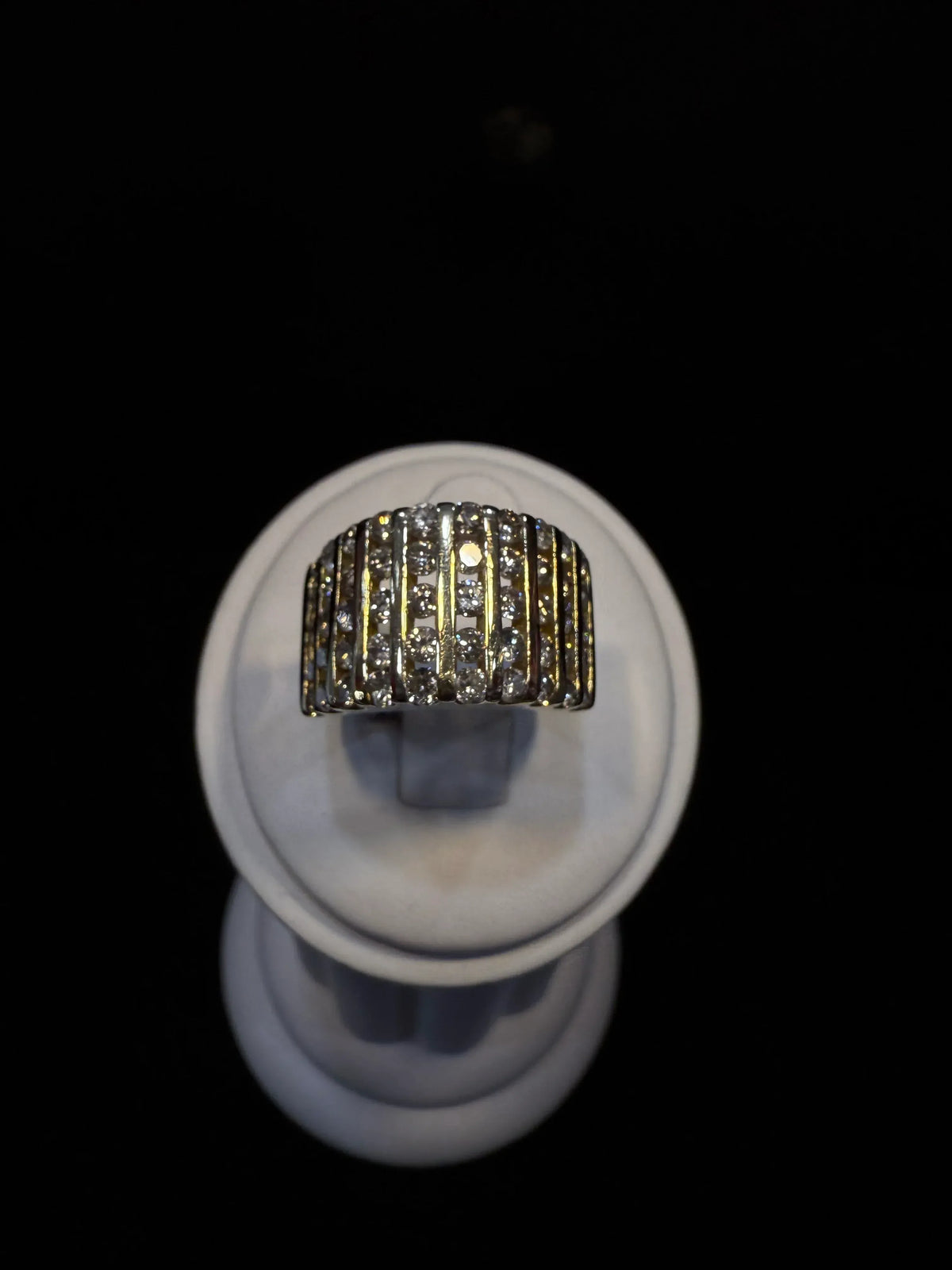 Diamond Stripe Band Ring image 1