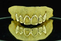  Gold 4 Open-Face & 2 Plain Solid Deep-cut Permit  image 1