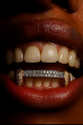 6 teeth: double bridge with 2 diamond dust k9's image 0