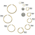 10K Gold Name Earrings image 4