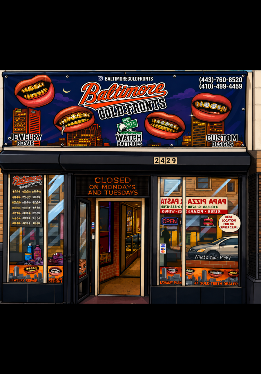 Grillz Molding Appointment: 2429 East Monument Street Location