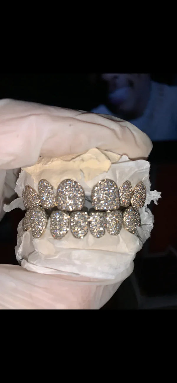 14K White Gold 6 TOP OR Bottom VS1 Bust Down image 0