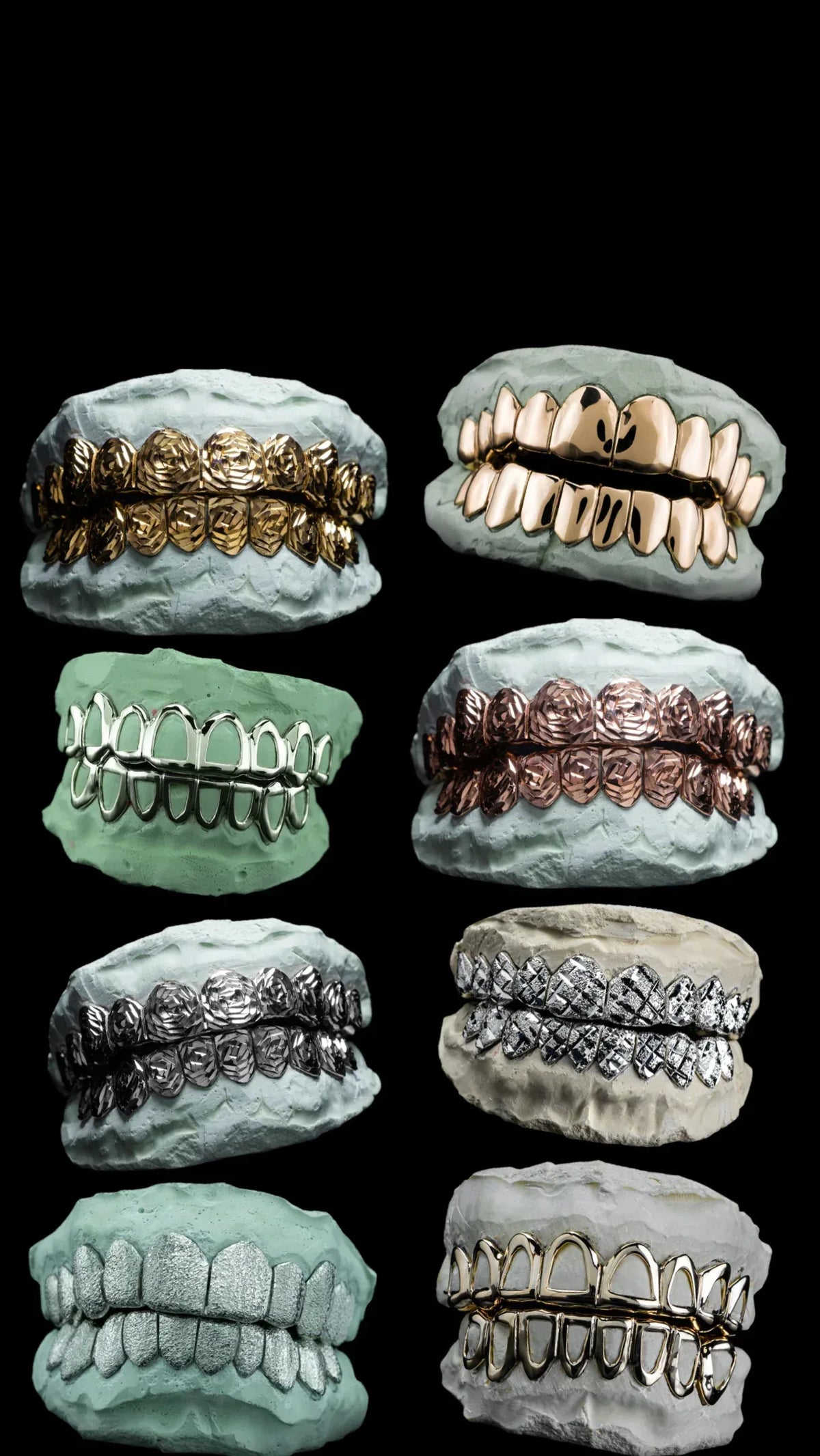 8 Gold Teeth: Top or Bottoms 10K-22K Gold image 8