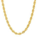 10K Gold Solid Rope Chain image 0