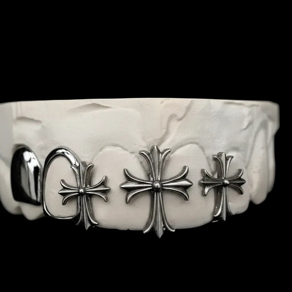 3 Teeth: Gothic Cross Gap Fillers Fronts image 0