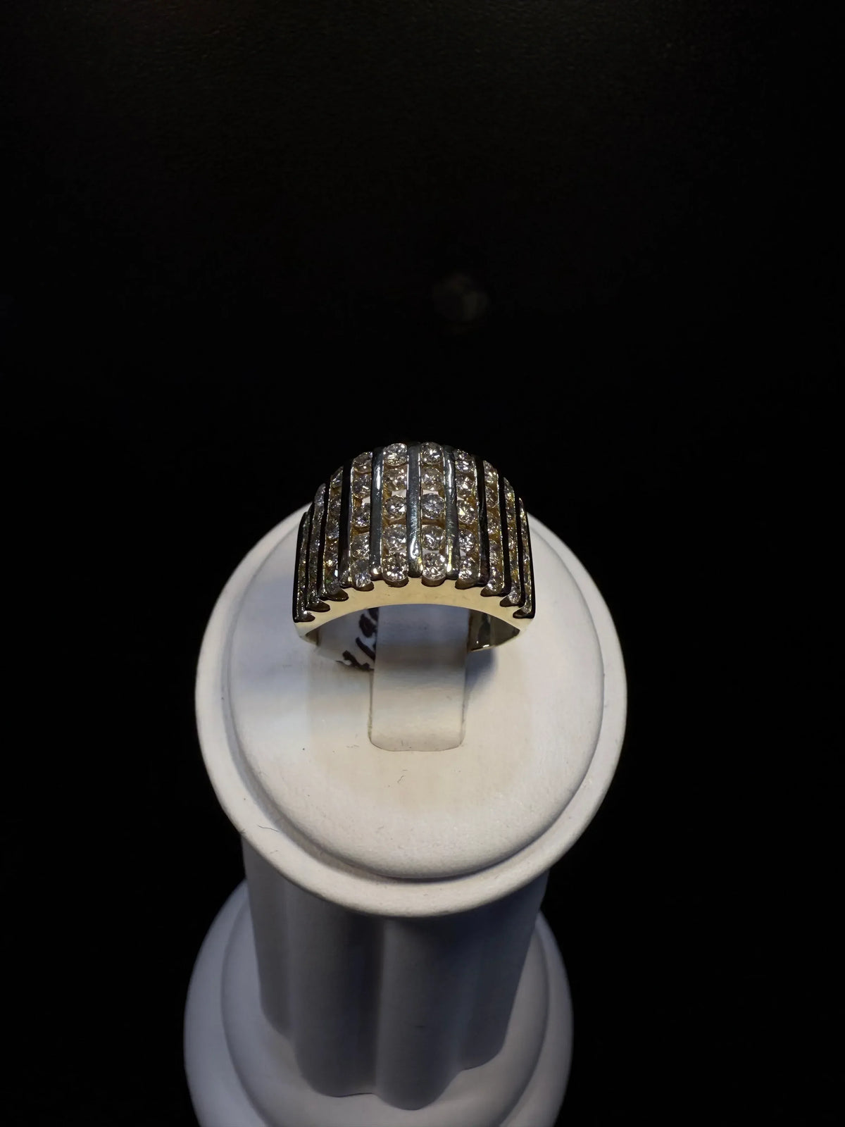 Diamond Stripe Band Ring image 0