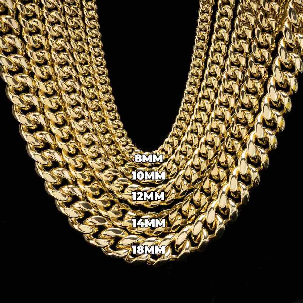 10K Solid Gold Cuban Links 16"-30" image 4