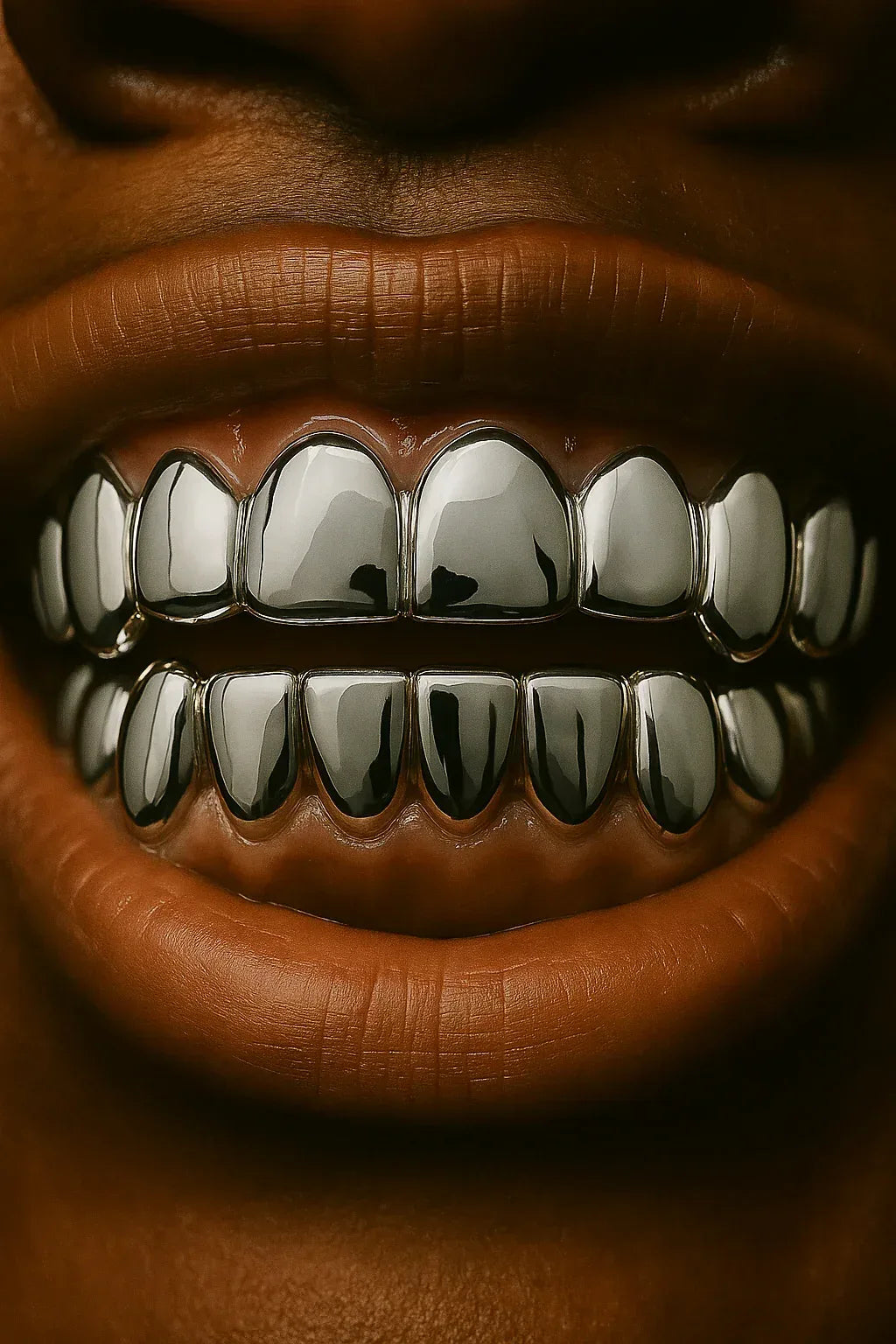 By The Tooth: .925 Silver Solid/Open face Grillz image 0