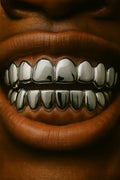 By The Tooth: .925 Silver Solid/Open face Grillz image 0