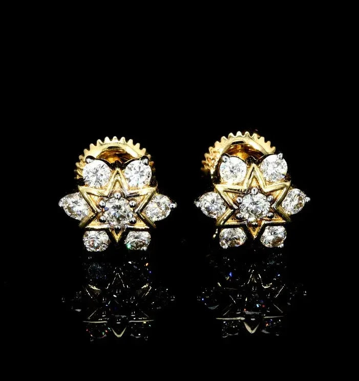 SE-327-B 14K Yellow Gold